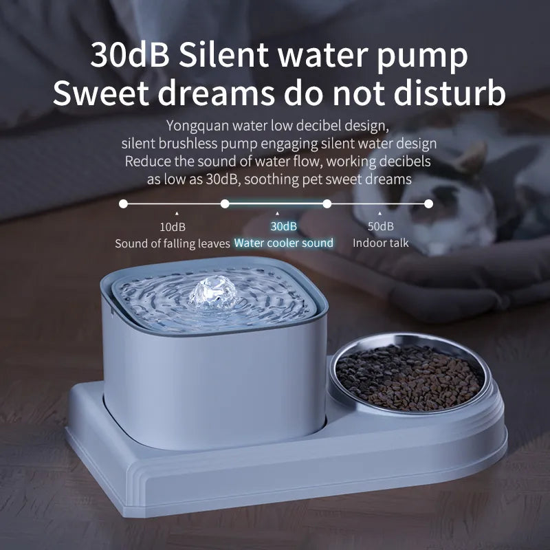 2in1 Cat Water Fountain Automatic